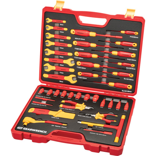 Jeu d'outils VDE isol&eacute;s, 1000 V, 39 M Seaboard Timber Mart