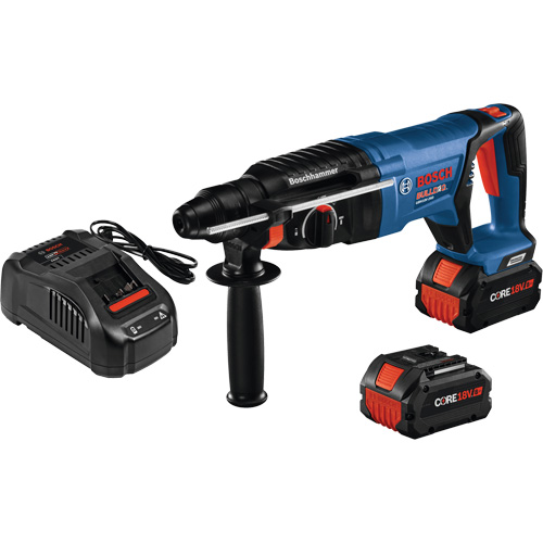Professional Rotary Hammer Kit, 18 V, 1", 0-890 RPM Seaboard Timber Mart