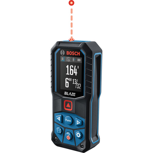 BLAZE Red Beam Laser Measure, 0' - 165' (0 m - 50.2 m) Range, Digital (Electronic) Seaboard Timber Mart