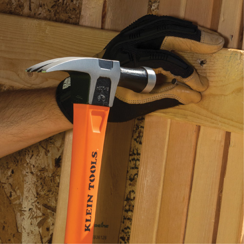 Marteau &agrave; panne droite, 18 oz, Prise en Fibre de verre, 14-4/5" lo Seaboard Timber Mart