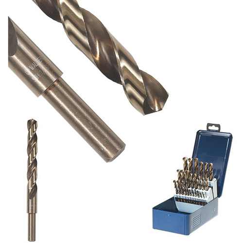 SST+ Reduced Shank Drill Bit, 17/32", High Speed Steel, 4-13/16" Flute, 135° Point Seaboard Timber Mart