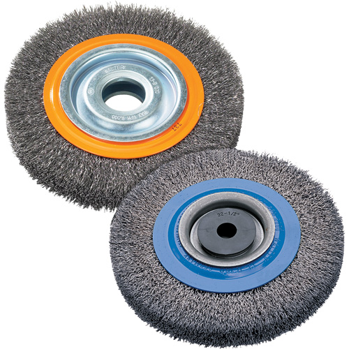 Brosse rotative, 8" dia., Fils 0,118", Arbre 1-1/4" Seaboard Timber Mart