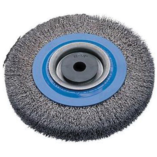 Brosses rotatives &agrave; fils torsad&eacute;s d'&eacute;tabli, 6" dia., Fils 0,0118", Arbre 1/2" - 1-1/4" Seaboard Timber Mart