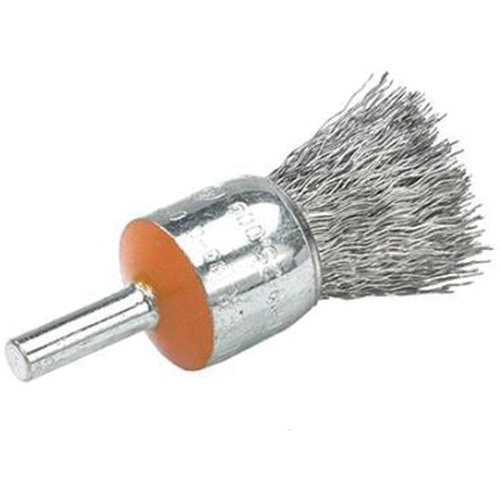 Brosses mont&eacute;es &agrave; fils cr&ecirc;p&eacute;s, 1/2", Fils 0,01", Tige 1/4" Seaboard Timber Mart