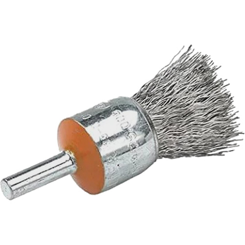 Brosses mont&eacute;es &agrave; fils cr&ecirc;p&eacute;s, 1/2", Fils 0,02", Tige 1/4" Seaboard Timber Mart