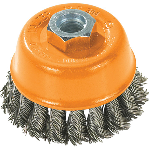 Wire Cup Brush, 3" Dia. x 5/8"-11 Arbor Seaboard Timber Mart