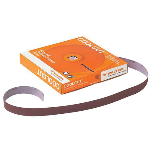 Papier abrasif manuel Coolcut, Oxyde d'aluminium, 1" la x 150' lo, Grain P60 Seaboard Timber Mart
