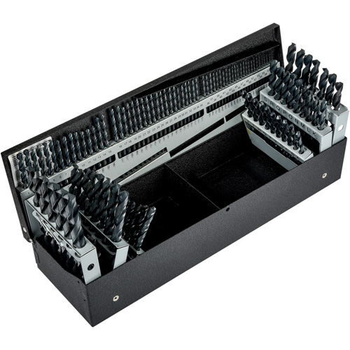 Jobber Length Combination Drill Bit Set, 115 Pieces, High Speed Steel Seaboard Timber Mart