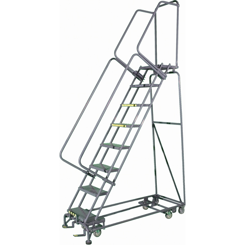 All Directional Ladders, 6 Steps, 24" Step Width, 60" Platform Height, Steel Seaboard Timber Mart