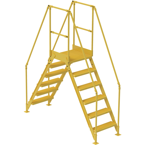 Crossover Ladder, 92" Overall Span, 60" H x 24" D, 24" Step Width Seaboard Timber Mart