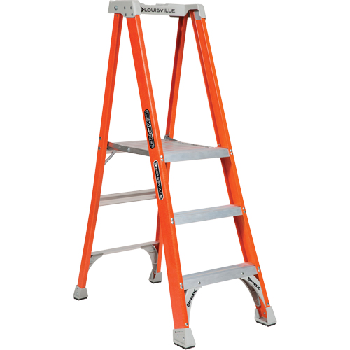 Industrial Heavy-Duty Pro Platform Stepladders (FXP1700 Series), 3', 300 lbs. Cap. Seaboard Timber Mart