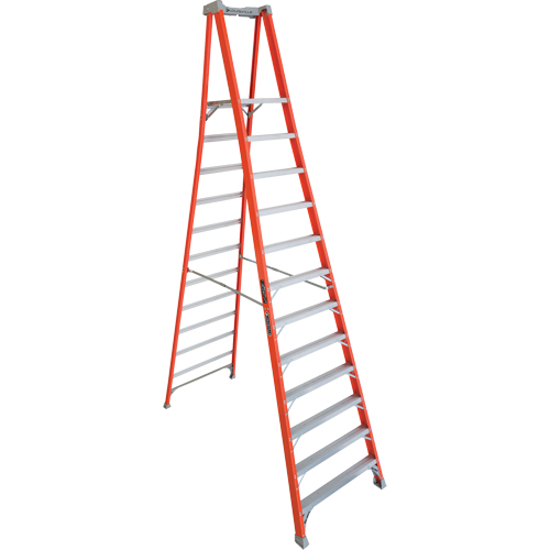 Industrial Heavy-Duty Pro Platform Stepladders (FXP1700 Series), 12', 300 lbs. Cap. Seaboard Timber Mart