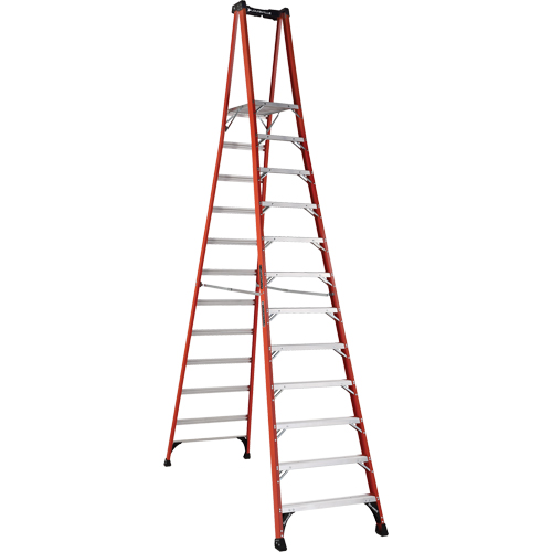 Industrial Extra Heavy-Duty Pro Platform Stepladders (FXP1800 Series), 12', 375 lbs. Cap. Seaboard Timber Mart