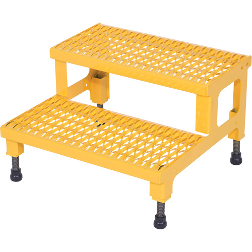 Adjustable Step-Mate Stand, 2 Step(s), 23-13/16" W x 22-7/8" L x 15-1/4" H, 500 lbs. Capacity Seaboard Timber Mart
