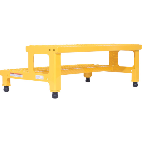 Adjustable Step-Mate Stand, 2 Step(s), 36-3/16" W x 22-7/8" L x 15-1/4" H, 500 lbs. Capacity Seaboard Timber Mart