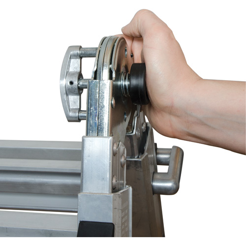 Telescoping Multi-Position Ladder, 2.916' - 9.75', Aluminum, 300 lbs., CSA Grade 1A Seaboard Timber Mart