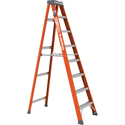 BuildMan&reg; Step Ladder, 8', Fibreglass, 300 lbs. Capacity, Type 1A Seaboard Timber Mart