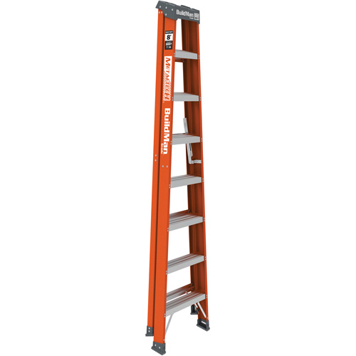 BuildMan&reg; Step Ladder, 8', Fibreglass, 300 lbs. Capacity, Type 1A Seaboard Timber Mart