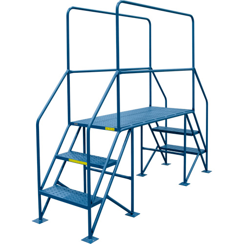 Crossover Ladder, 35-1/2" Overall Span, 31-1/2" H x 22" D, 22" Step Width Seaboard Timber Mart