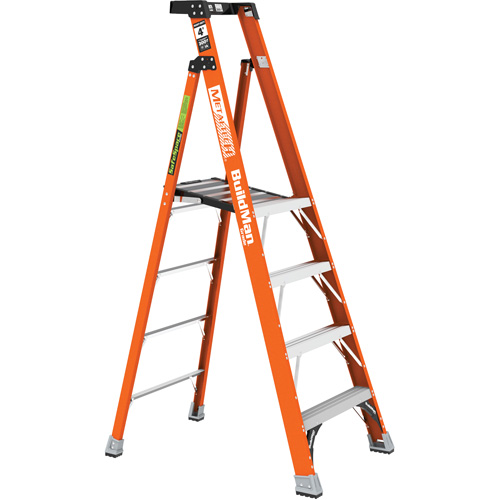 Safespace Platform Step Ladder, 4', 300 lbs. Cap. Seaboard Timber Mart