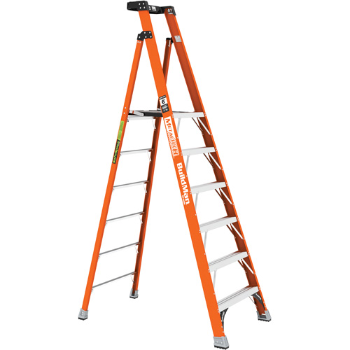 Safespace Platform Step Ladder, 6', 300 lbs. Cap. Seaboard Timber Mart