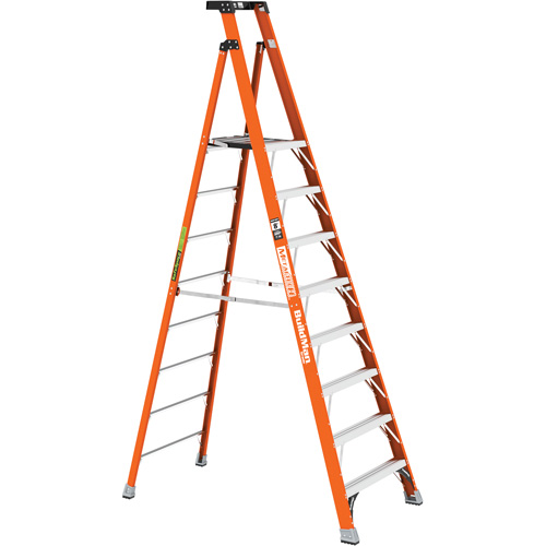 Safespace Platform Step Ladder, 8', 300 lbs. Cap. Seaboard Timber Mart