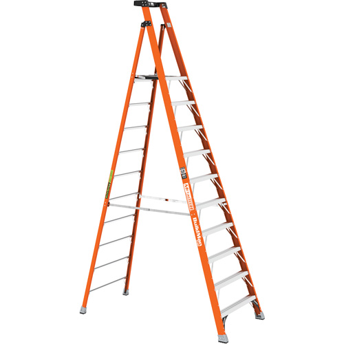 Safespace Platform Step Ladder, 10', 300 lbs. Cap. Seaboard Timber Mart
