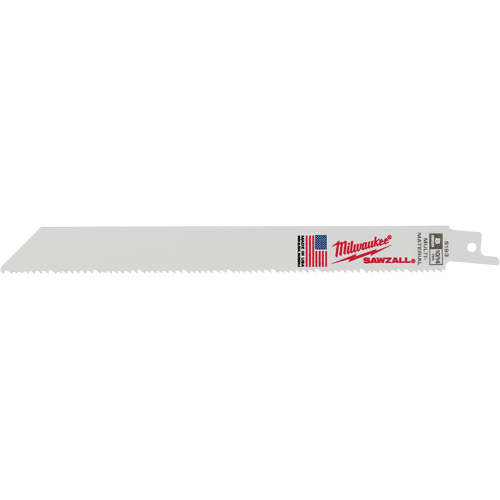 Lame de scie alternative Sawzall, Bim&eacute;tal, 10-14 Dents par pouce, 8" lo x 5/8" la Seaboard Timber Mart