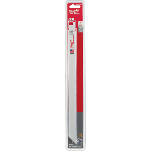 Lame de scie alternative Sawzall, Bim&eacute;tal, 10/14 Dents par pouce, 12" lo Seaboard Timber Mart
