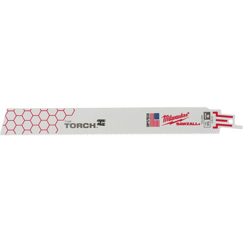 Lame The Torch Sawzall, Bim&eacute;tal, 14 Dents par pouce, 9" lo x 1" la Seaboard Timber Mart