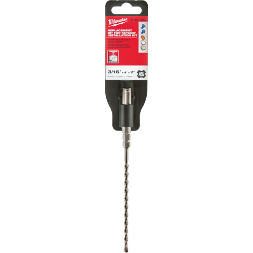2-Cutter Masonry Drill Bit, 3/16", SDS-Plus Shank, Carbide Seaboard Timber Mart