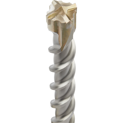 MX4 4-Cutter SDS-Plus Rotary Hammer Drill Bit, 1", SDS-Plus Shank, Carbide Seaboard Timber Mart