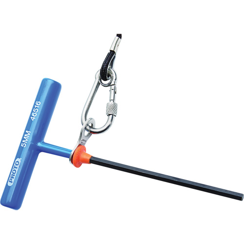 Cl&eacute; hexagonale m&eacute;trique, embout Hexagonale, 2,5 mm x 6" lo, Poign&eacute;e en T Seaboard Timber Mart