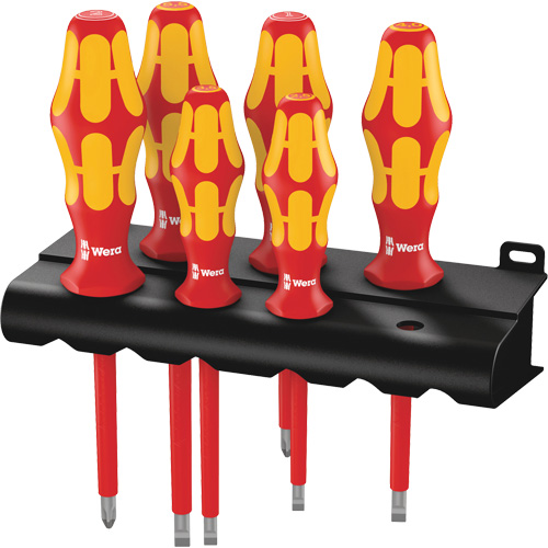 Jeu de tournevis isol&eacute;s, 1000 V, 6 M Seaboard Timber Mart