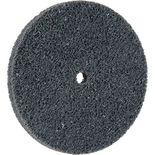 Meule homog&egrave;ne &agrave; faible densit&eacute; de s&eacute;rie 500 Standard Abrasives, 3" x 1/4", Arbre de 1/4", Grain de Fin, Carbure de silicium Seaboard Timber Mart