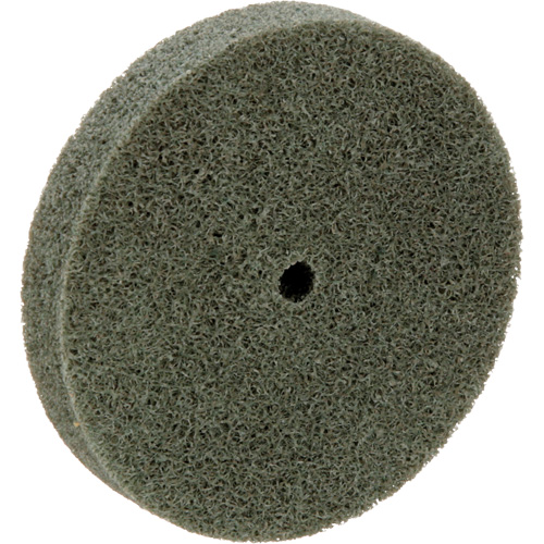 Meule homog&egrave;ne &agrave; faible densit&eacute; de s&eacute;rie 500 Standard Abrasives, 3" x 1/2", Arbre de 1/4", Grain de Moyen, Oxyde d'aluminium Seaboard Timber Mart