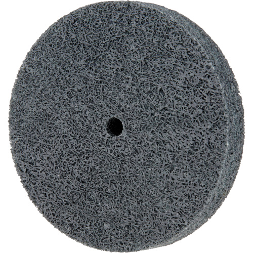 Meule homog&egrave;ne &agrave; faible densit&eacute; de s&eacute;rie 500 Standard Abrasives, 3" x 1/2", Arbre de 1/4", Grain de Fin, Carbure de silicium Seaboard Timber Mart