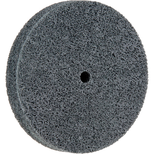 Meule homog&egrave;ne &agrave; faible densit&eacute; de s&eacute;rie 500 Standard Abrasives, 3" x 1/2", Arbre de 1/4", Grain de Fin, Carbure de silicium Seaboard Timber Mart
