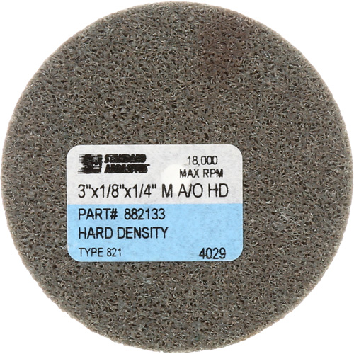 Disque unitaris&eacute; Standard Abrasives, 3" x 1/4", Arbre de 1/4", Grain de Fin, Oxyde d'aluminium Seaboard Timber Mart