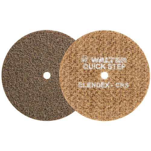 Disque de pr&eacute;paration de surface QUICK-STEP BLENDEX, 5" dia., Grain Cors&eacute;, Oxyde d'aluminium Seaboard Timber Mart