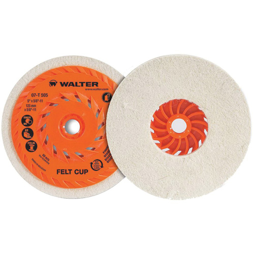 Cup Polishing Disc, 5" Dia. Seaboard Timber Mart