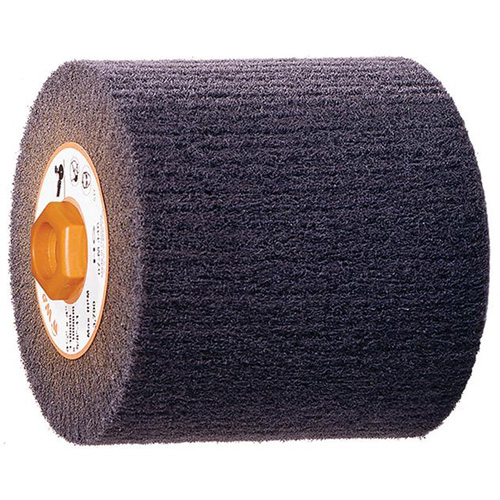 Tambour de conditionnement de surface Blendex, 4-1/2" dia. x 4" la, 5/8"-11 Arbre, Grain HG Seaboard Timber Mart