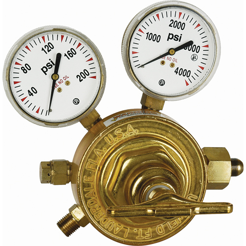 D&eacute;tendeur &agrave; simple d&eacute;tente de s&eacute;rie lourde, Oxyg&egrave;ne, Entr&eacute;e CGA540 Seaboard Timber Mart