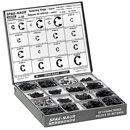 Assortiments d'anneaux externes de retenue Seaboard Timber Mart