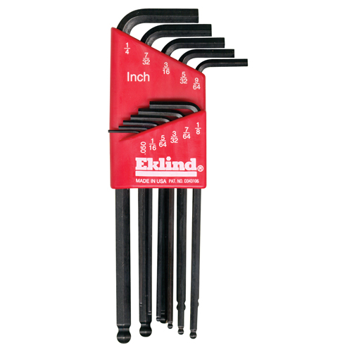 Balldrive Hex Key, Hex End, 3/16" x 4.5" L, L Shape Seaboard Timber Mart