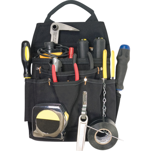 Porte-outils professionnels pour &eacute;lectricien, Porte-outil multiple, Polyester, 11 Poches Seaboard Timber Mart