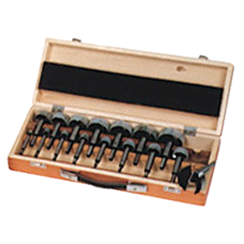 Bormax Forstner Bit Kits in a Wooden Box, 16 Pieces, High Carbon Steel Seaboard Timber Mart