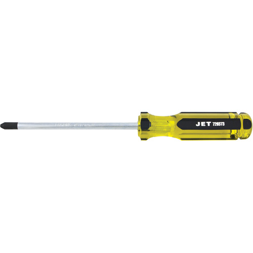 Phillips Jumbo Handle Screwdriver, #3, 6" L, Plastic/Steel/Aluminium/Wood/Cushion Grip/Magnetic/ESD-Safe Handle Seaboard Timber Mart