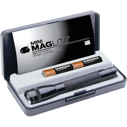 Mini&reg; Flashlights, Incandescent, 14 Lumens, AA Batteries Seaboard Timber Mart
