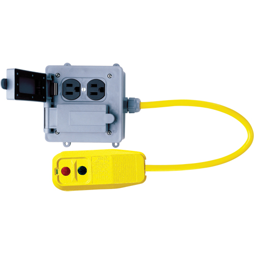 GFCI Quad Outlet Boxes, 120 V, 15 A, 6' Cord Seaboard Timber Mart